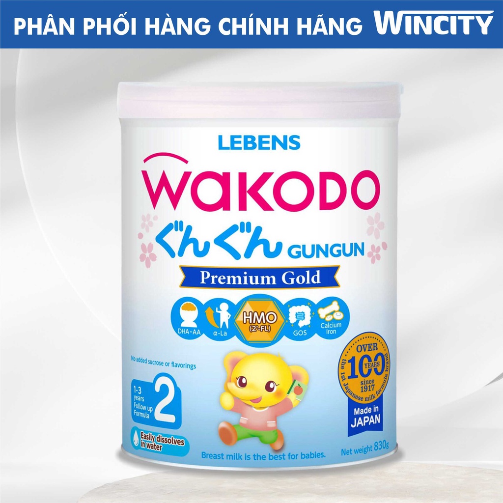 Sữa Nhật nhập khẩu Wakodo  830g  số 0-1-2-3. Date mới nhất 2025