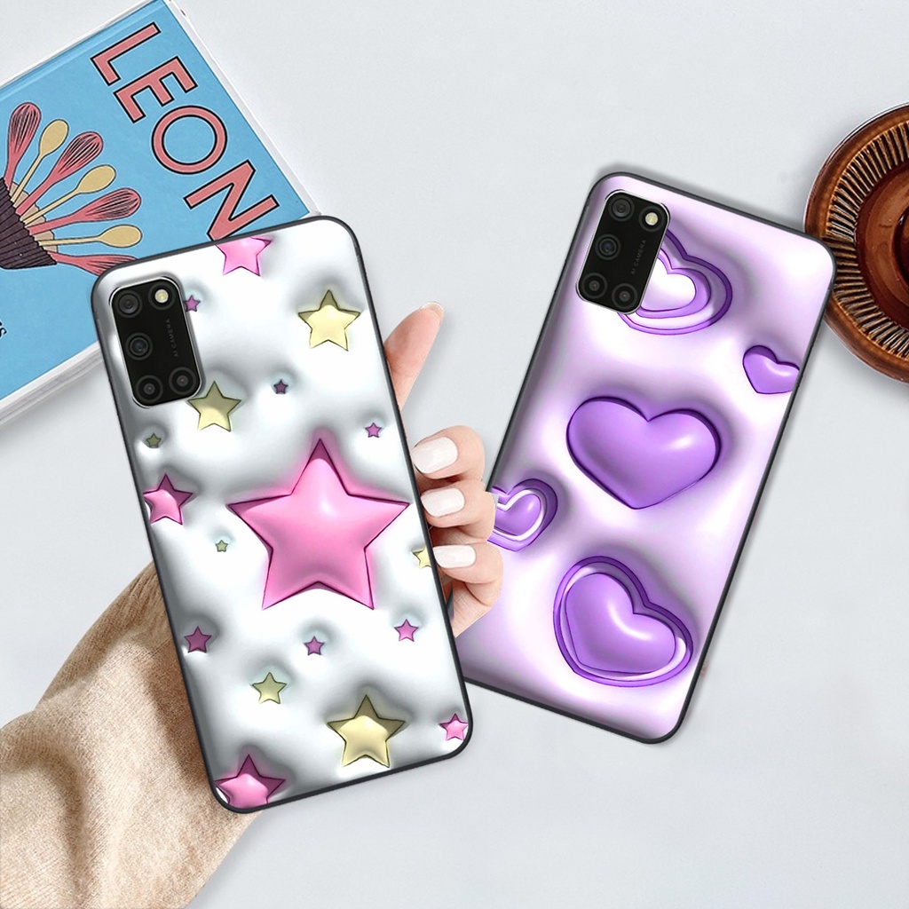 Ốp Oppo A52 / A92 in phẳng hiệu ứng 3D giả nổi siêu thật, cực xinh, cá tính