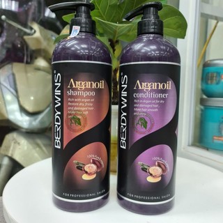 Dầu gội xã  siêu mềm mượt Arganoil Berdywins Shampoo 1000ml