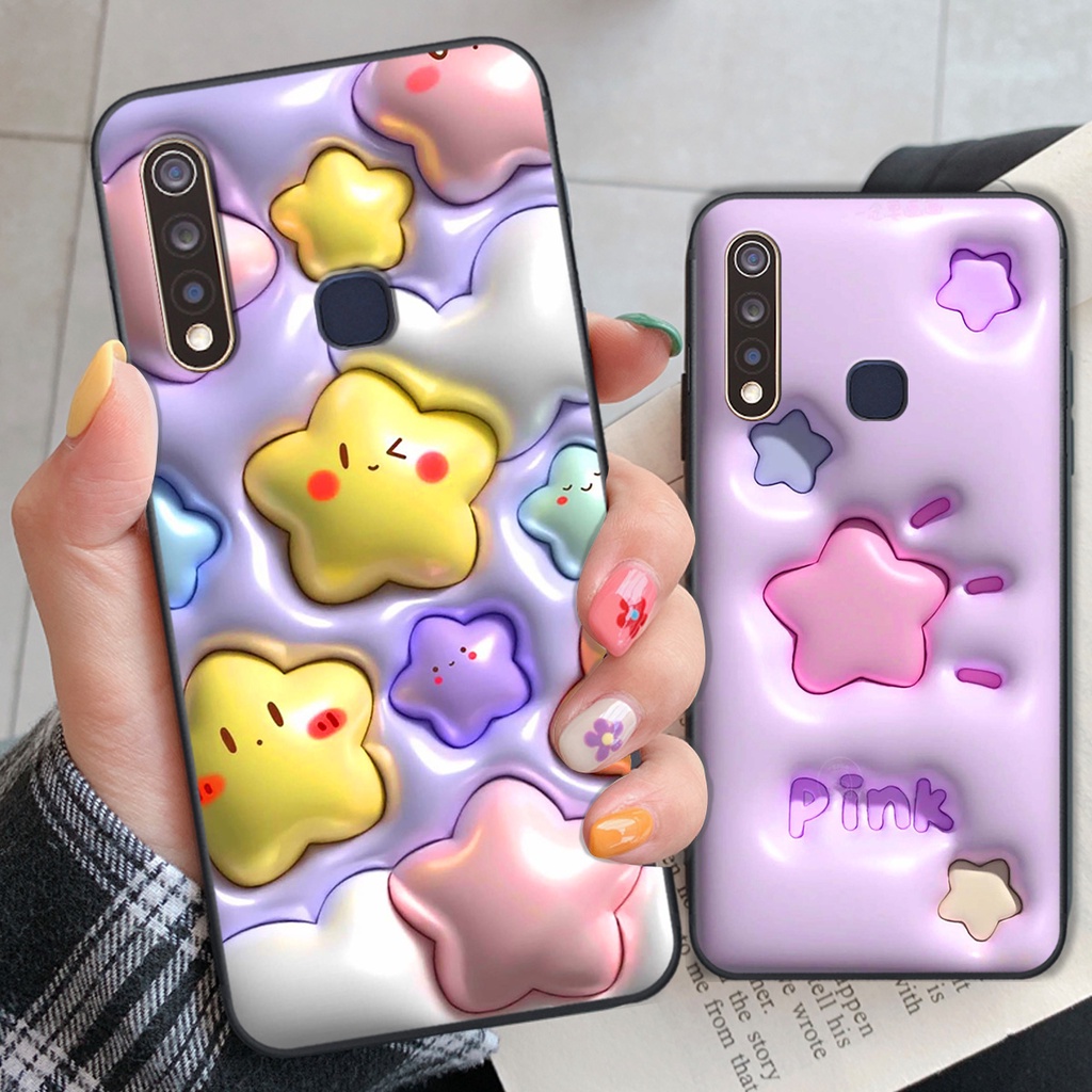 Ốp Vivo Y19 / U3 in phẳng hiệu ứng 3D giả nổi siêu thật, cực xinh, cá tính