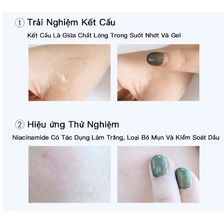 Serum Nacinamide 10% + ZinC 1% Dưỡng Trắng Thu Nhỏ Lỗ Chân Lông Cân Bằng Bã Nhờn Làm Sáng Da
