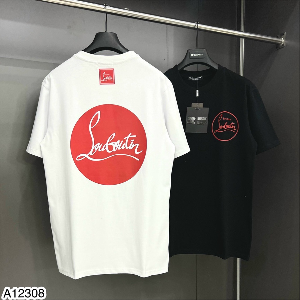 Áo Phông Nam Lou.bou.tin Hàng Cao Cấp In Chữ Cực Nét - Áo Phông Nam Mới Nhất