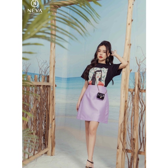NEVA newtag chân váy tím mới nguyên tag M/L