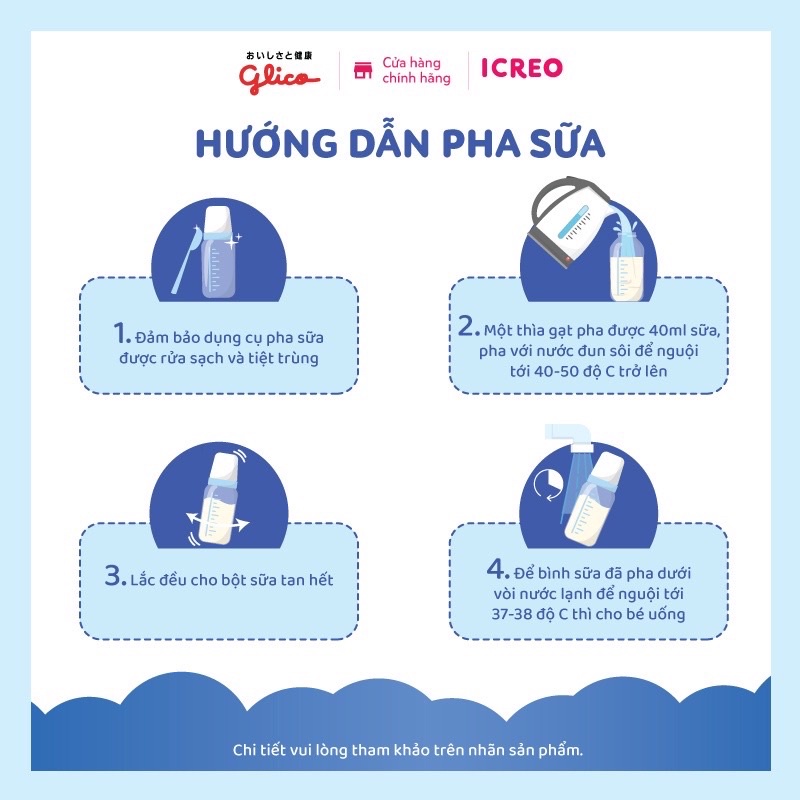 Sữa Glico Icteo nội địa nhật  số 1 820g dành cho bé 1-3 tuoi date 10/2023