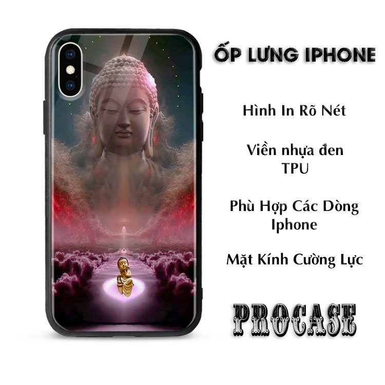 ốp lưng cặp iphone hình phật a di đà đạo luân hồi giới cư sĩ đáng yêu PROCASE NA140223246 Ip 5S/6/6Plus/6S/6S Plus/7/7Pl