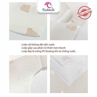 Yếm giấy 3 lớp Kichi dùng 1 lần (hộp 20 cái)