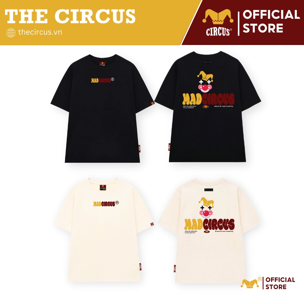 Áo thun unisex oversize Local Brand Circus 100% Cotton - Mã Special S03