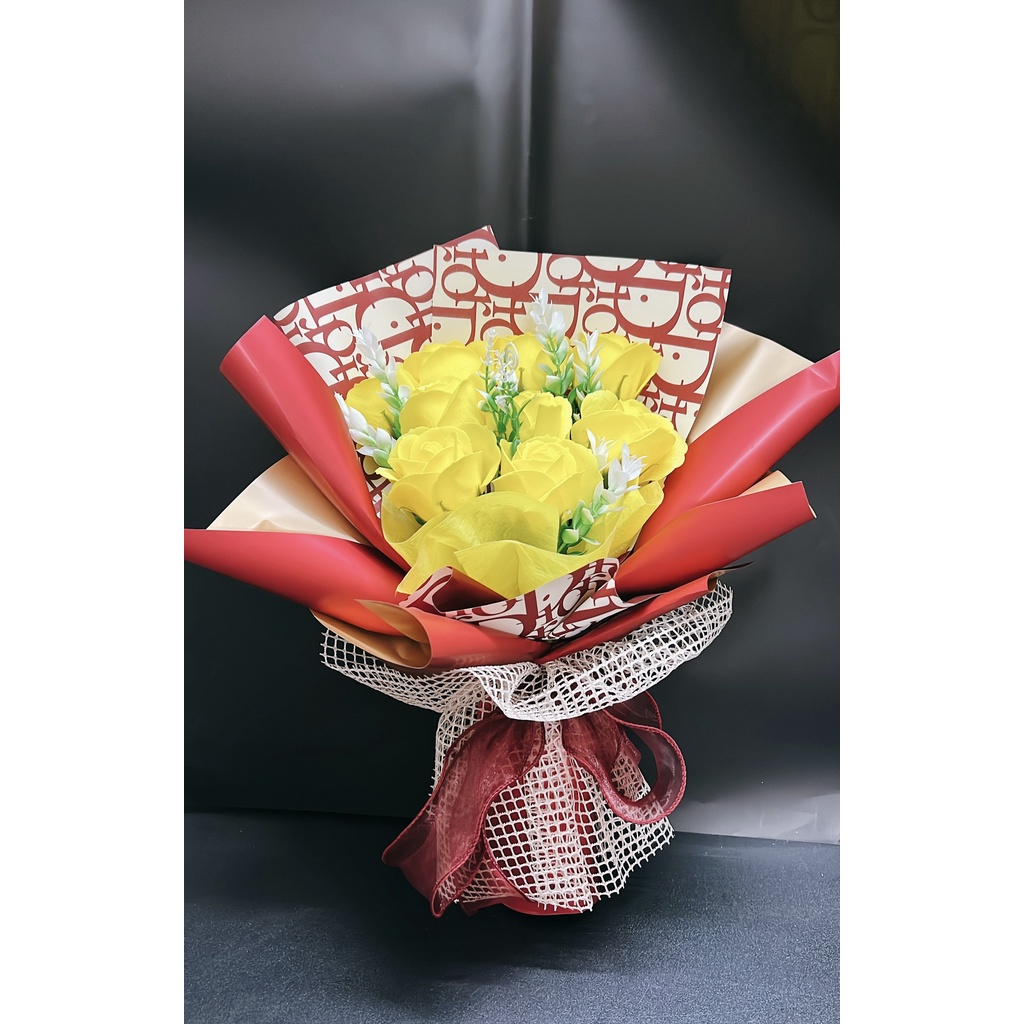 Giấy gói hoa, gói quà thương hiệu châu âu dior sang chảnh 2 mặt