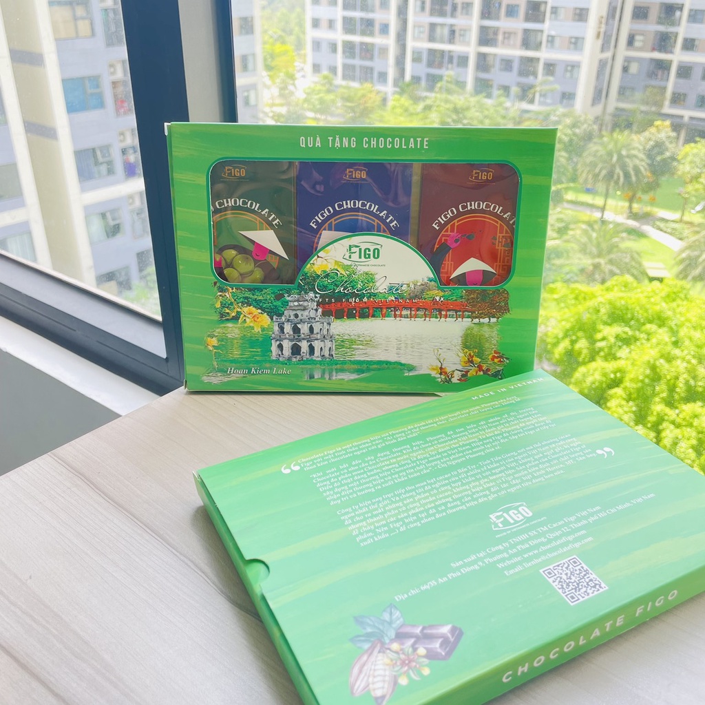 [HOẢ TỐC] Set quà tặng Chocolate Hà Nội city FIGO, set LOVEVIETNAM