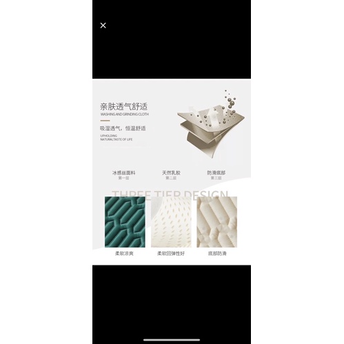 Chiếu điều hoà cao su non bo chun AMAZING BEDDING cao cấp 2023 cho đệm dày 25cm( hàng loại 1)