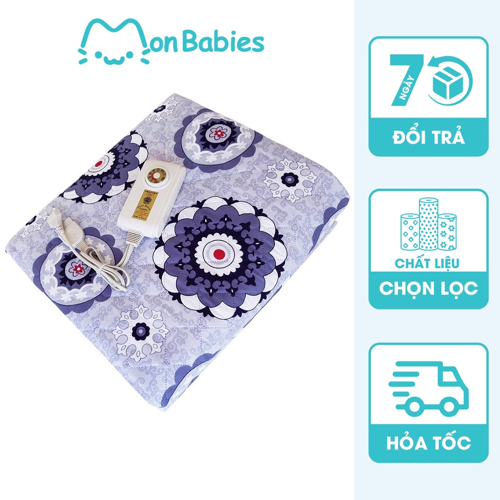 Chăn điện Hàn Quốc MonBabies kích thước 1m35x180