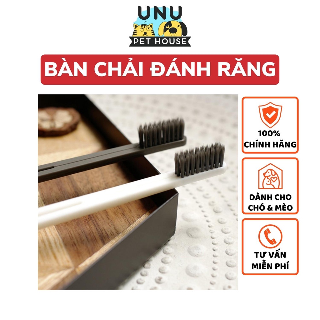 Bàn chải đánh răng cho chó mèo màu ngẫu nhiên