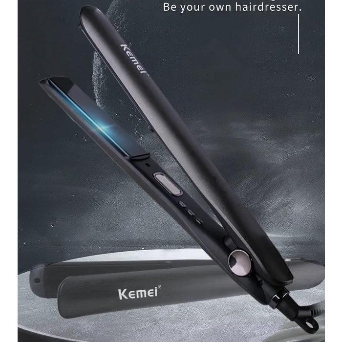 Máy Duỗi Tóc Cao Cấp Bảng Nhỏ Có Thể Làm Xoăn Kemei Km 959