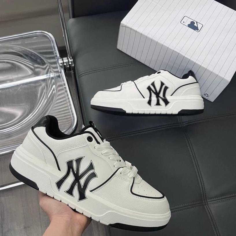 Giày MLB Chunky đen, Giày Chunky Ny cô thâp thời trang unisex hot 2022 Full Box