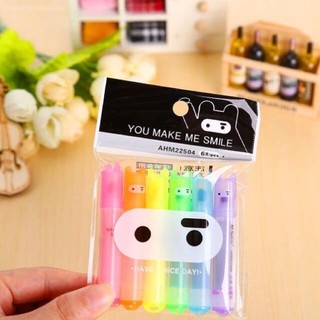 Vĩ 6 bút dạ quang m&g 22506