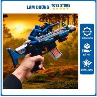 Đồ chơi súng nhựa siêu anh hùng cho trẻ em có đèn nhạc bé trai