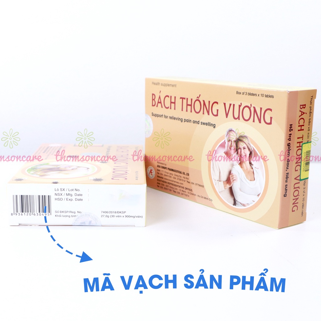 Bách Thống Vương - Hỗ trợ giảm đau đầu, đau xương khớp từ thảo dược