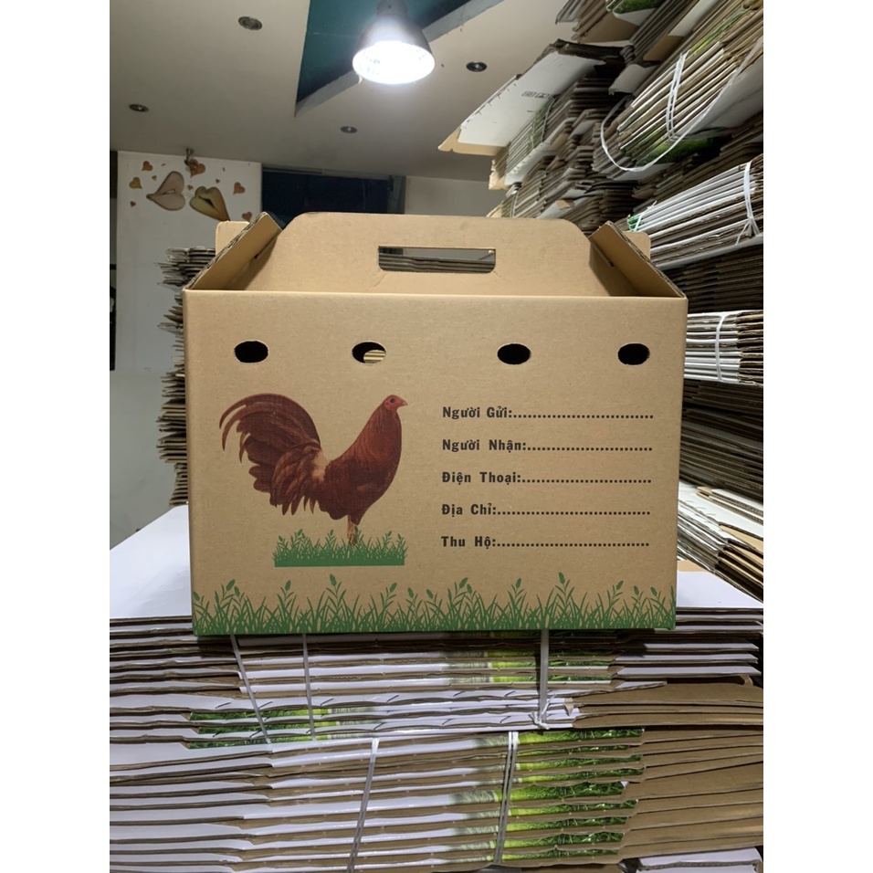 Thùng đựng gà tre chiến kê