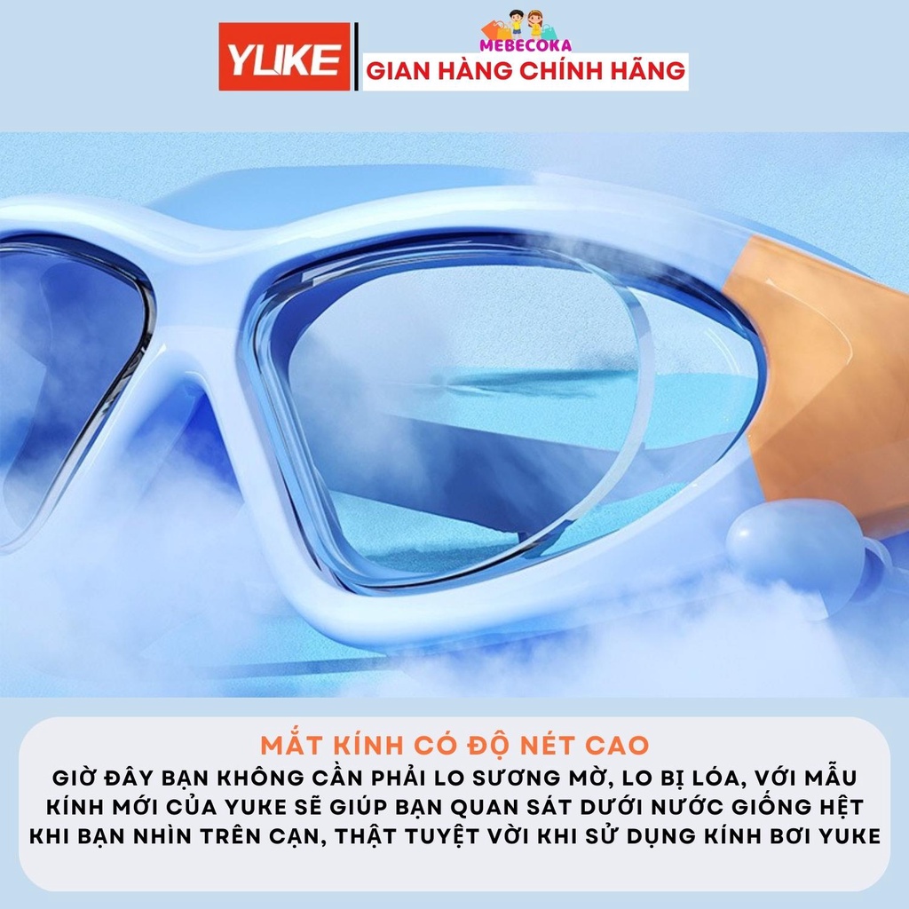Kính bơi trẻ em cao cấp chống lóa, chống tia UV cho bé trai bé gái từ 3 đến 15 tuổi siêu dễ thương