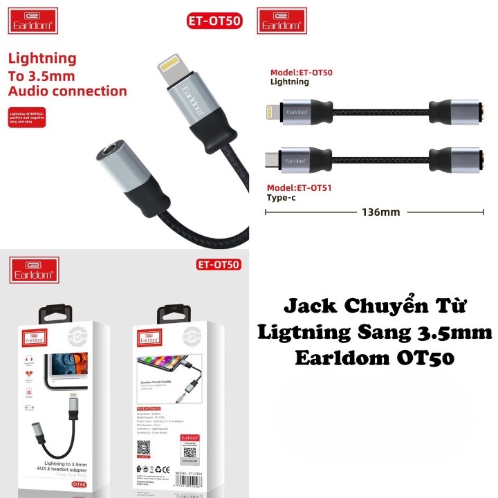 Cáp nối tai nghe Jack 3.5mm cho ip 7/ 8 Plus_ xsmax
