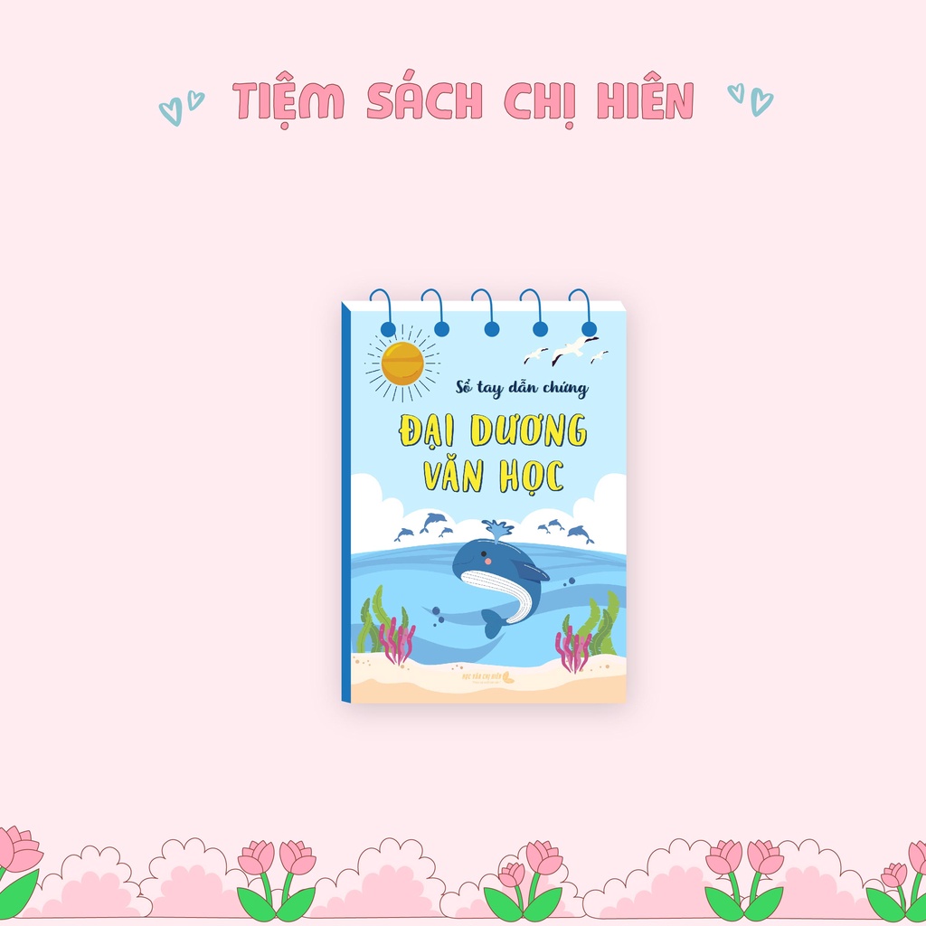 Sổ tay nhỏ họa tiết đại dương màu xanh dành cho học sinh