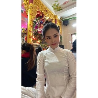 Bộ đi lễ chùa, pháp phục nữ lụa gấm lót hầu cao cấp - trang phục hầu đồng
