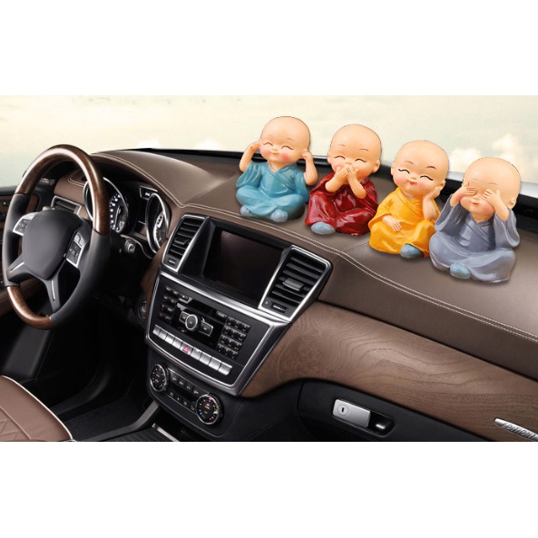 Set tượng tứ không trang trí taplo ô tô, táp lô xe hơi - Dũng An Shop