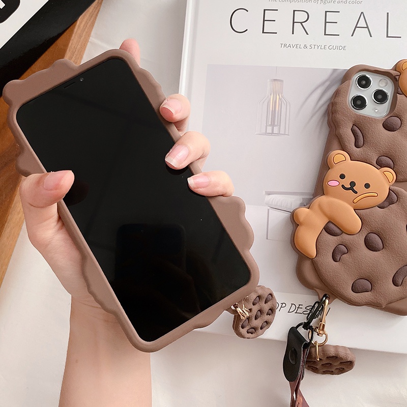 Dễ Thương Ốp Điện Thoại Silicon Họa Tiết Động Vật Hoạt Hình Cho iphone 15 14 13 12 11 pro max