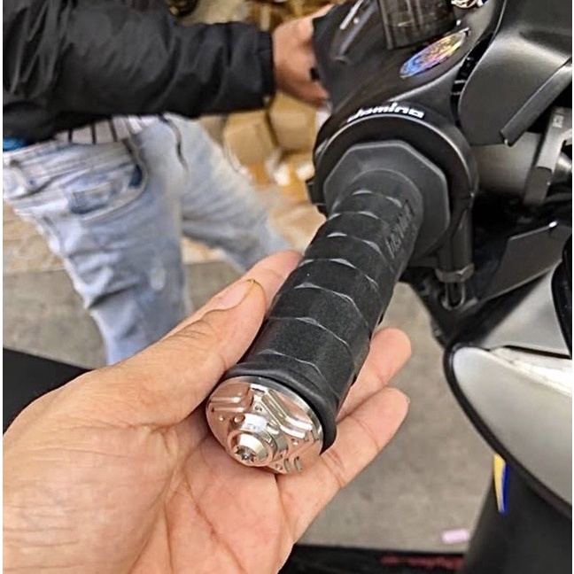 Bao tay DayToNa , tay nắm daytona kèm gù tay lái xe máy hình lục giác 6 cạnh sáng bóng đủ màu