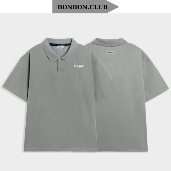 Áo Polo Thun ODIN Form Rộng Nam Nữ Localbrand Unisex Oversize Chất Vải Cá Sấu Cao Cấp Thương Hiệu BONBON.CLUB