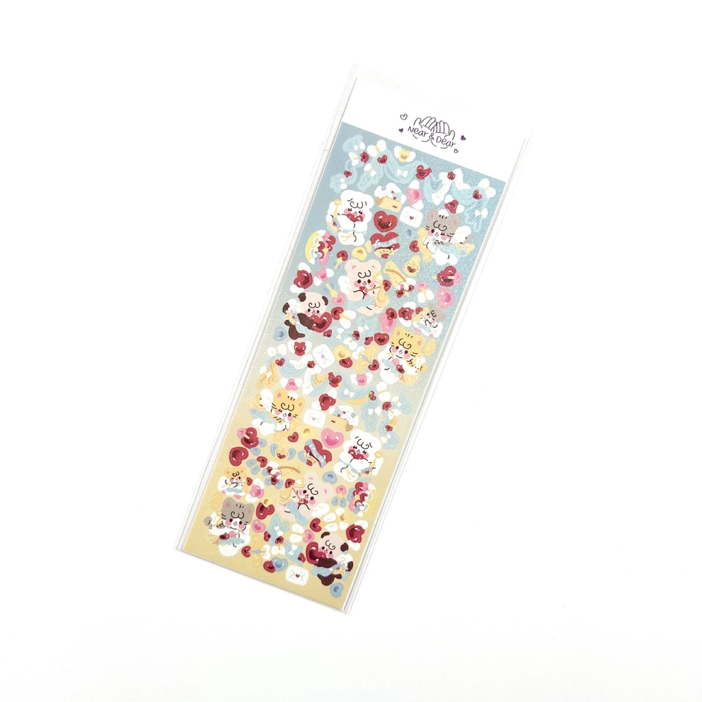 Nhãn Dán Hoạ Tiết Hoạt Hình Dễ Thương Phong Cách Hàn Quốc