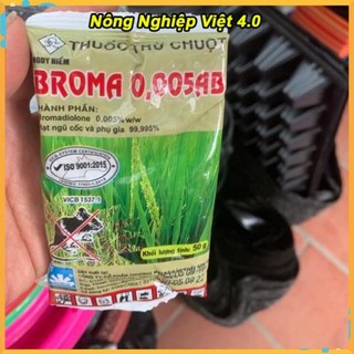 [ Bả diệt chuột , thuốc diệt chuột sinh học Broma 0,005AB [ Hiệu quả nhất] Nongnghiep4.0