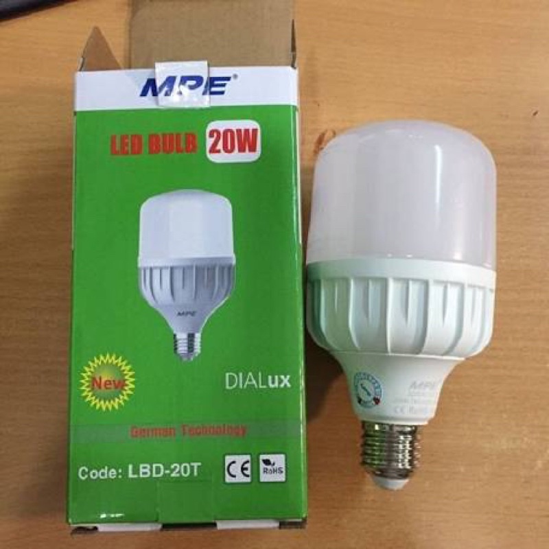 Bóng đèn led bulb MPE 7w 9w 12w 20w 30w 40w