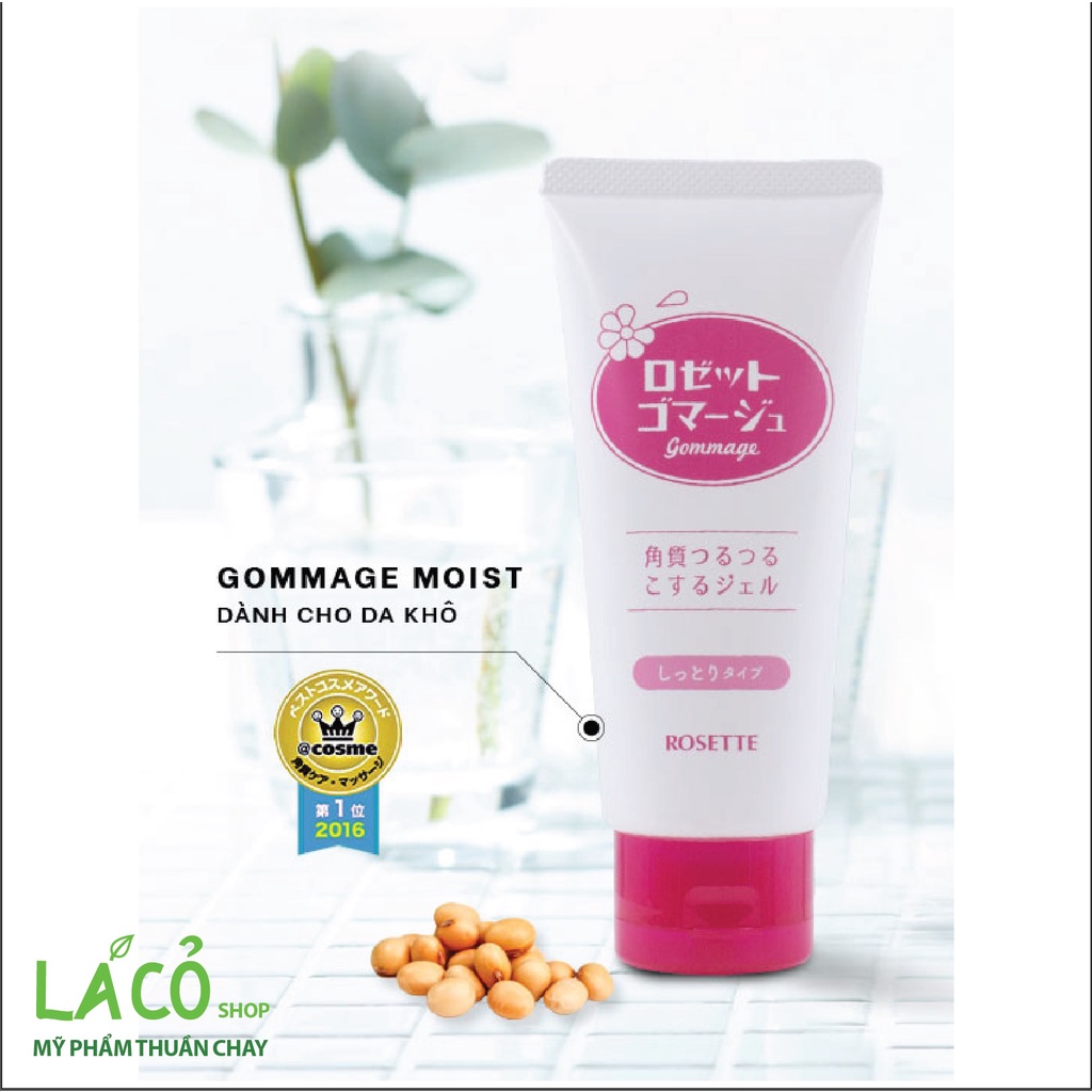 Tẩy da chết rosette nhật bản chính hãng tẩy tế bào chết da mặt rosette gommage peeling gel 120g No.1 Cosme kem tẩy da