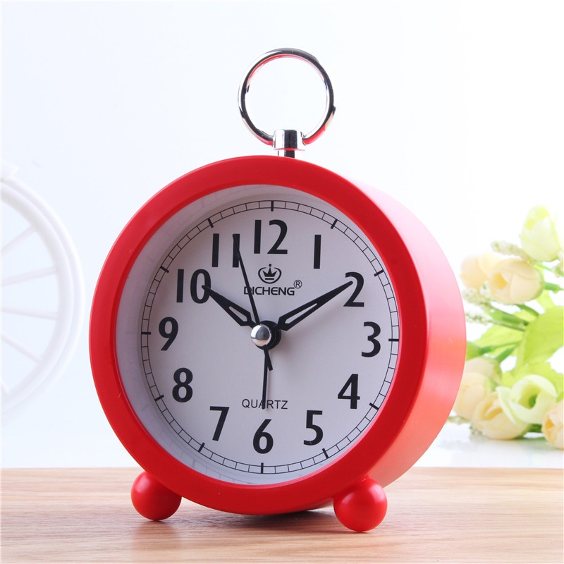 Đồng hồ để bàn kim trôi trôi- có báo thức, nhiều màu sắc sắc