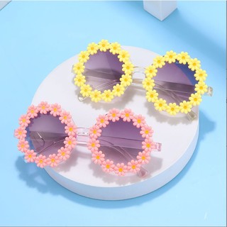 Kính Mắt Trẻ Em cho bé từ 2-10 tuổi, Kính Hoa Chống tia UV, Phong Cách Dễ Thương