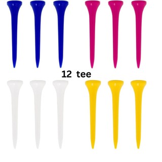 Combo 12 tee golf nhựa tabata gv0477 chính hãng nhật bản, tee nhựa nâng bóng golf 55mm, que đỡ bóng