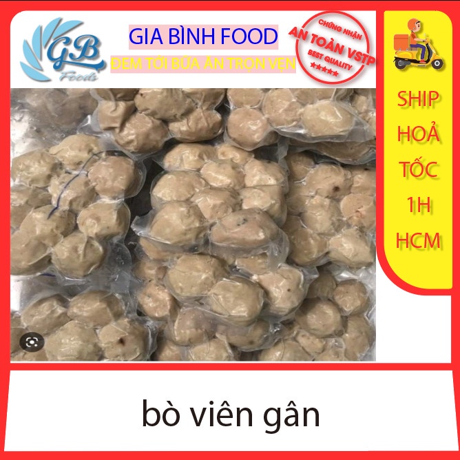 Bò viên gân 500gr _ Ship hỏa tốc HCM 1h