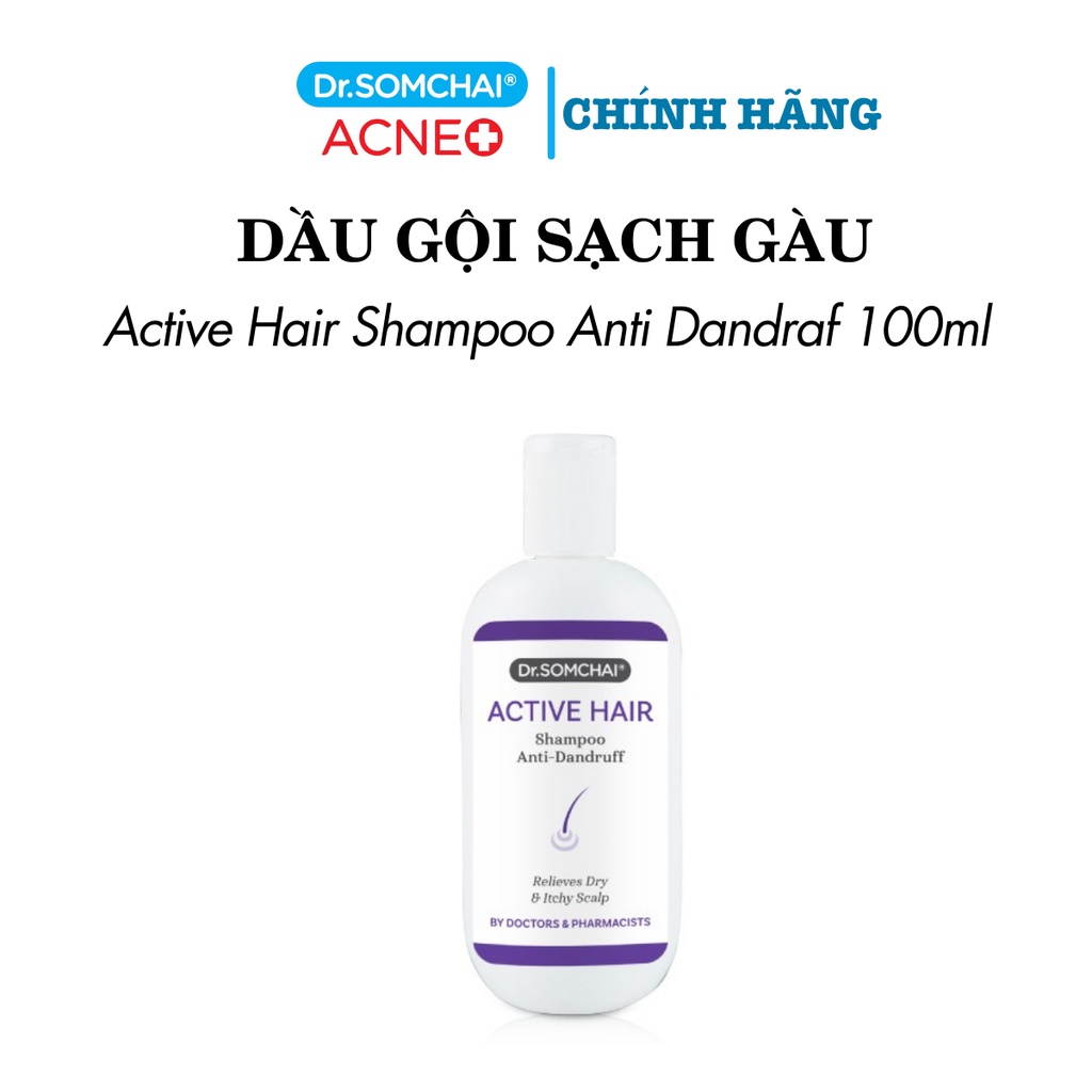Dầu gội sạch gàu DR. SOMCHAI SHAMPOO ANTI-DANDRUFF làm sạch gàu và dưỡng ẩm da đầu