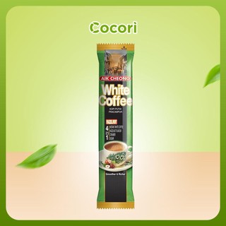 Cà phê trắng white coffee hazelnut 4 in 1 cafe malaysia aik cheong 1 gói 40g cocori