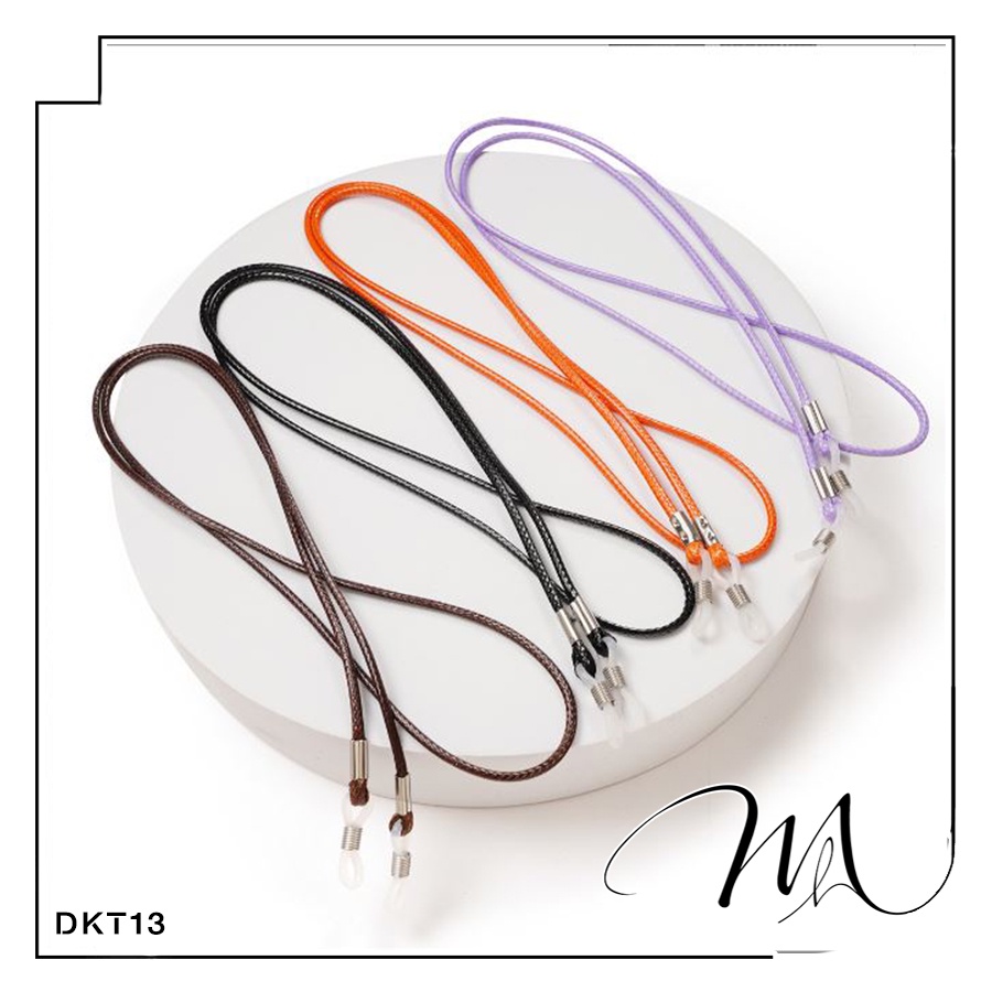 Dây đeo mắt kính chống thất lạc dây da phong cách Hàn Quốc - Măng's House DKT12