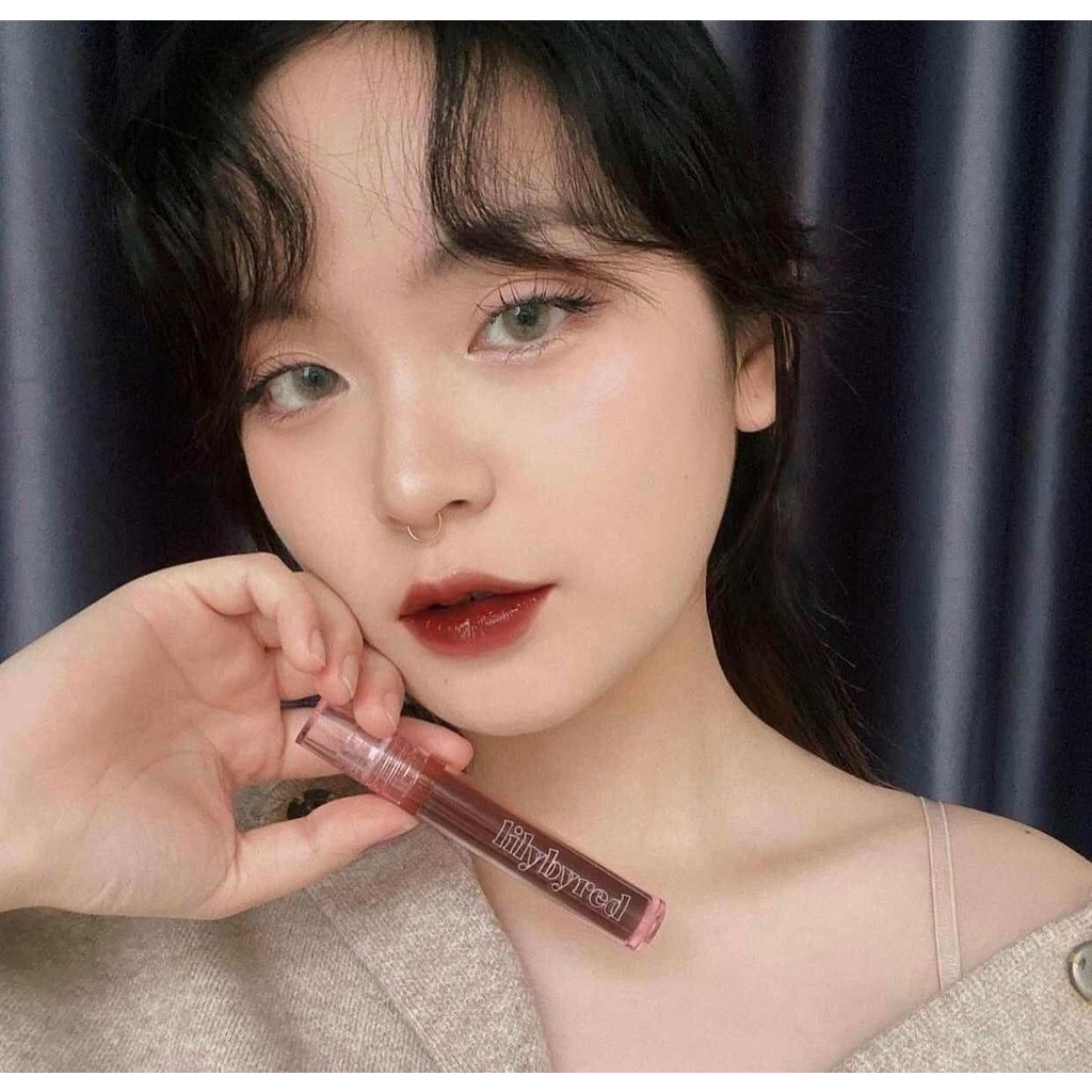 Son Tint Bóng Lilybyred Glassy Layer Fixing Tint Màu 08 Burnt Brick Đỏ Nâu Gạch CHÍNH HÃNG