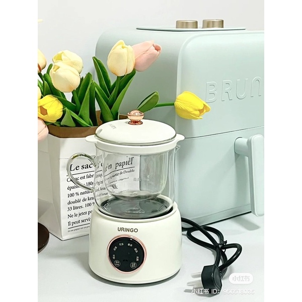 Ấm điện đa năng: pha trà, chưng yến, hầm cháo, đun nước, giữ nhiệt Uringo