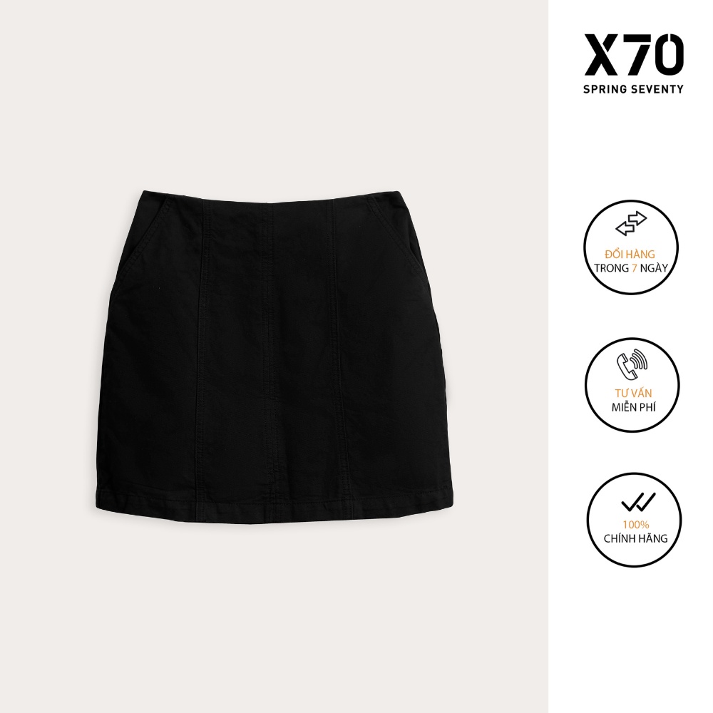 Chân Váy Jeans Kiểu Dáng Dây Kéo Thiết Kế Thời Trang X70 - 04620007