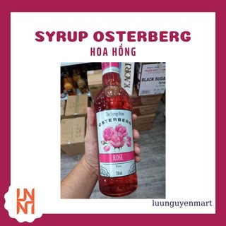 Syrup osterberg hoa hồng - 750ml - siro pha chế
