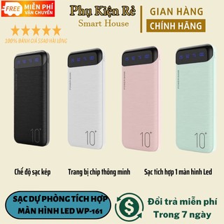 Sạc dự phòng tích hợp màn hình led dung lượng 10000mah wp-161