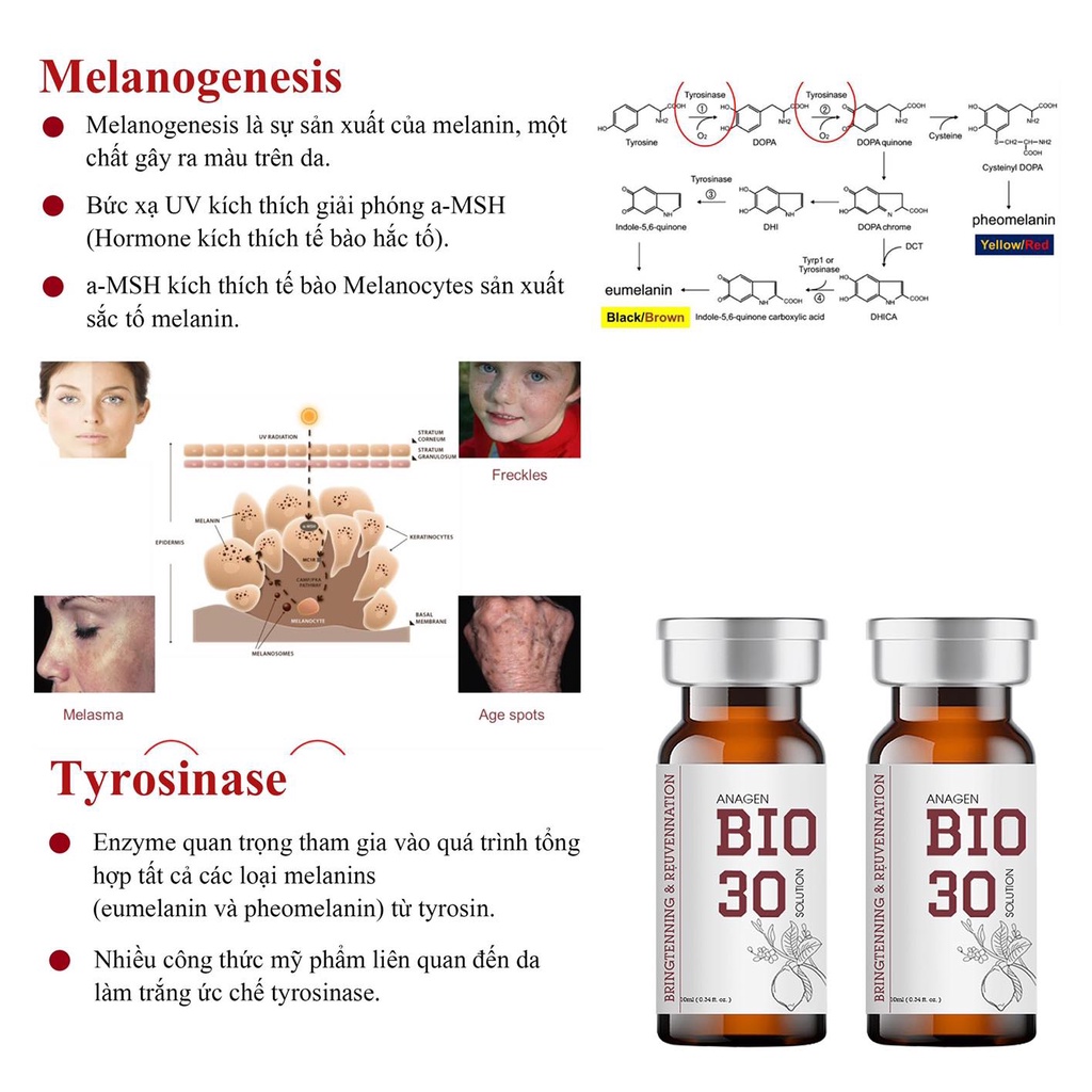 Tế bào gốc Bio30 Vitamin C trẻ hóa da 10ml