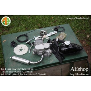 Động cơ 2 thì 100cc cho xe đạp