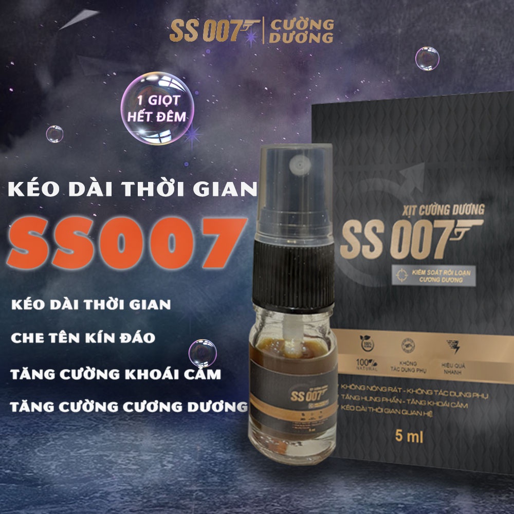Tăng cường sinh lý nam giới SS007 chống xuất tinh sớm kéo dài thời gian quan hệ, yếu sinh lý