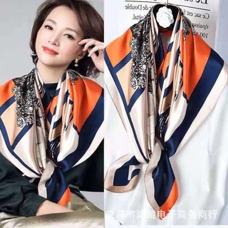 Khăn lụa thời trang cao cấp - khăn choàng áo 90*90cm